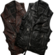 Leather Vest Sleeveless