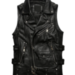 Leather Vest Sleeveless