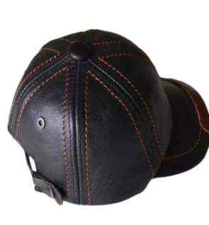 High Quality Genuine Leather Baseball Cap