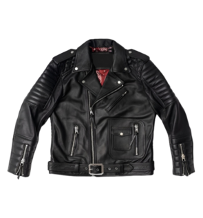 Belvedere Black Leather Jacket