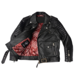 Belvedere Black Leather Jacket