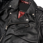 Belvedere Black Leather Jacket