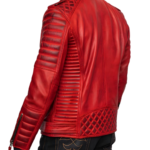 Belvedere Red Leather Jacket