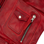 Belvedere Red Leather Jacket