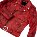 Belvedere Red Leather Jacket