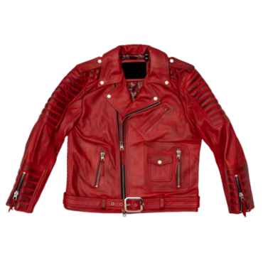 Belvedere Red Leather Jacket