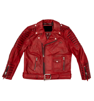 Belvedere Red Leather Jacket