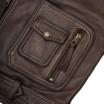 Belvedere Rust Leather Jacket