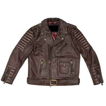 Belvedere Rust Leather Jacket