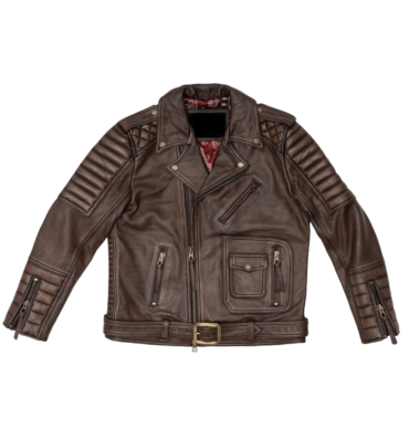 Belvedere Rust Leather Jacket