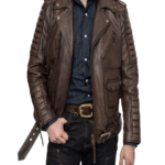 Belvedere Rust Leather Jacket