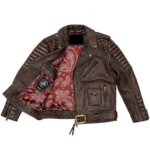 Belvedere Rust Leather Jacket