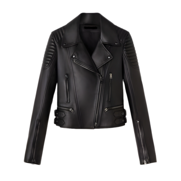 Women's Black Motorcycle Leather Jacket