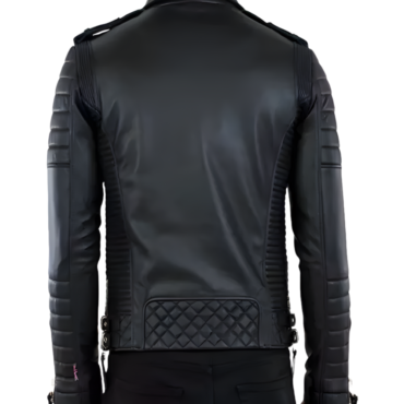 Motorbike Black Leather Jackets