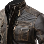 Genuine Lambskin Biker Leather Jacket