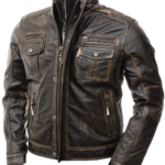 Genuine Lambskin Biker Leather Jacket